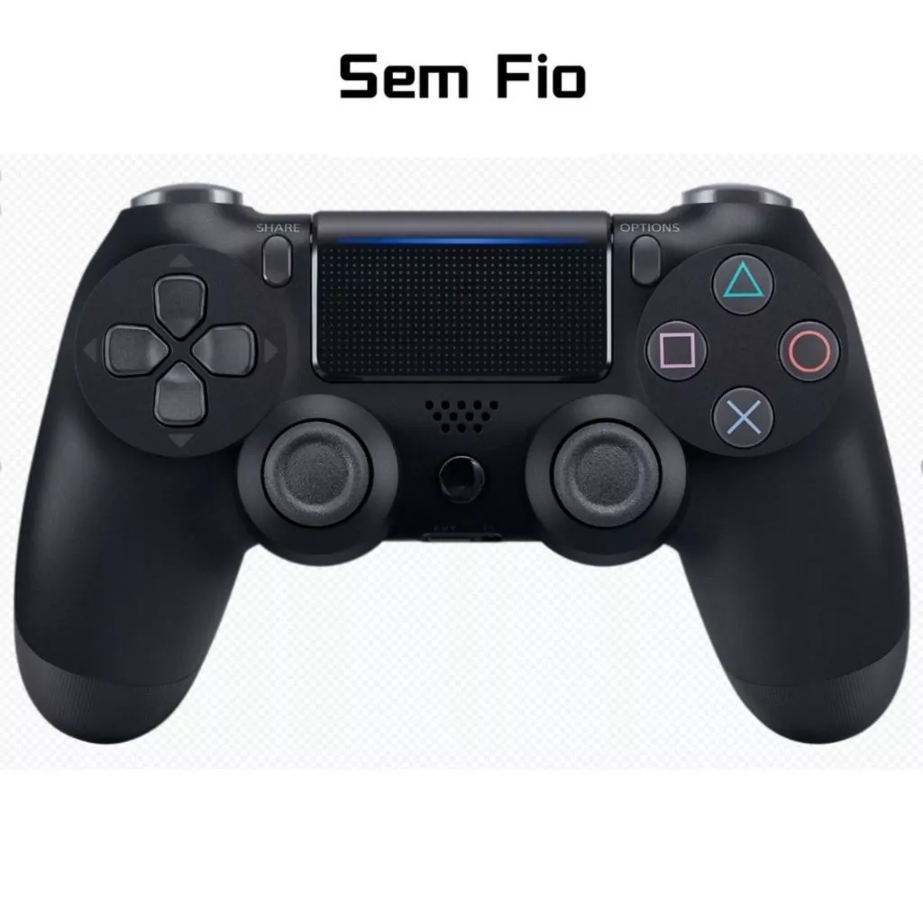 Controle Sem Fio PS4 Compatível Android PC 18 Botões Dual Shock Touchpad IZEGAMER PRO IZESHOP Controle