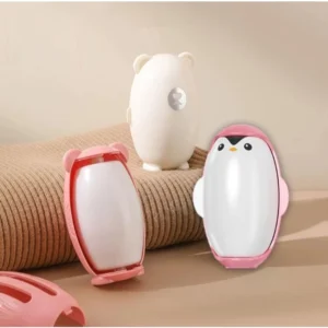 Rolo Pegajoso para Pêlos de Roupas Lavável Manual Pinguim Alta Qualidade IZECLING PET