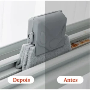 Kit 3 Escovas Limpeza Trilhos Janelas Microfibra Multiuso IZECLEAN PRO