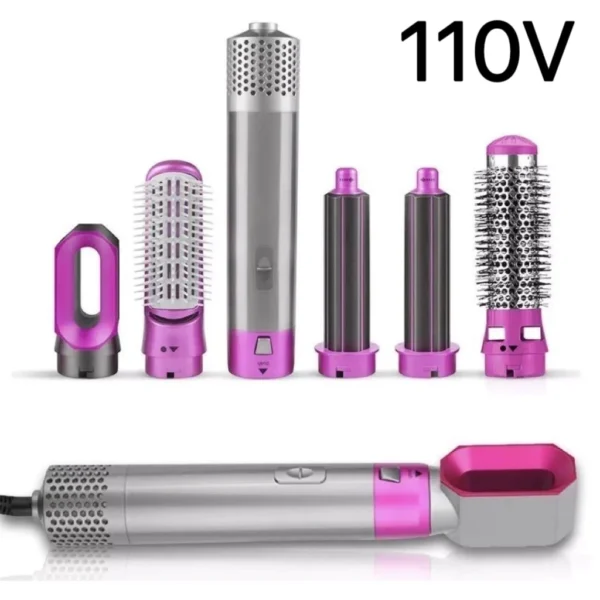 Escova Secadora De Cabelo 5 em 1 Iônica Cerâmica Portátil 110v IZEBEAUTY STYLE