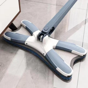 Esfregão Giratório 360° Microfibra Multiuso Limpa Piso e Cantos IZEPOWER SPIN