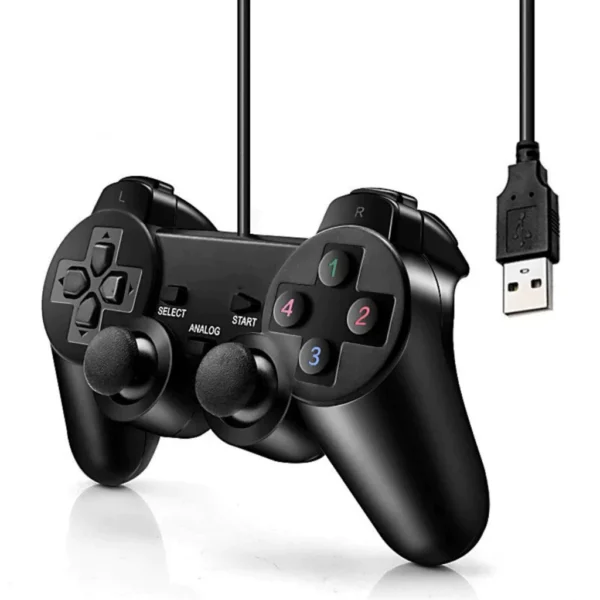 Controle Gamer USB PC Jogos Vibração Compatível Windows IZEPLAY PRO
