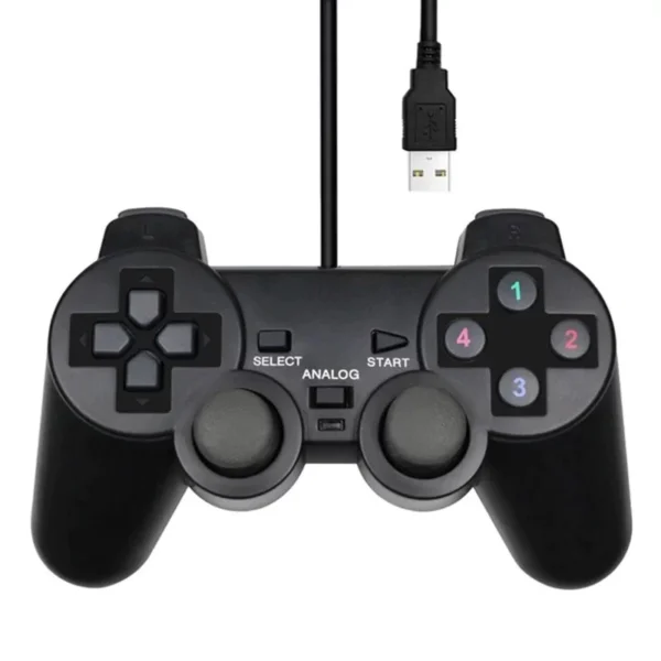 Controle Gamer USB PC Jogos Vibração Compatível Windows IZEPLAY PRO