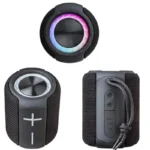 Caixa de Som Bluetooth KAPBOM IPX6 Grave Potente LED RGB IZESOUND X