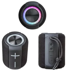 Caixa de Som Bluetooth KAPBOM IPX6 Grave Potente LED RGB IZESOUND X