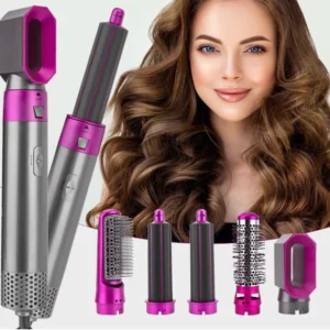 Escova Secadora De Cabelo 5 em 1 Iônica Cerâmica Portátil 110v IZEBEAUTY STYLE