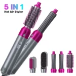 Escova Secadora De Cabelo 5 em 1 Iônica Cerâmica Portátil 110v IZEBEAUTY STYLE