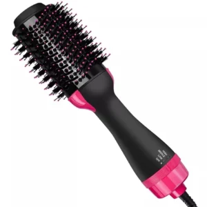 Escova Secadora Alisadora 3 em 1 Cabelos Sedosos Anti-Frizz IZEHAIR PRO