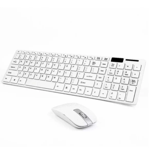Kit Teclado e Mouse Sem Fio 2.4GHz Bateria Inteligente Compatível PC Android IZEWIRELESS PRO