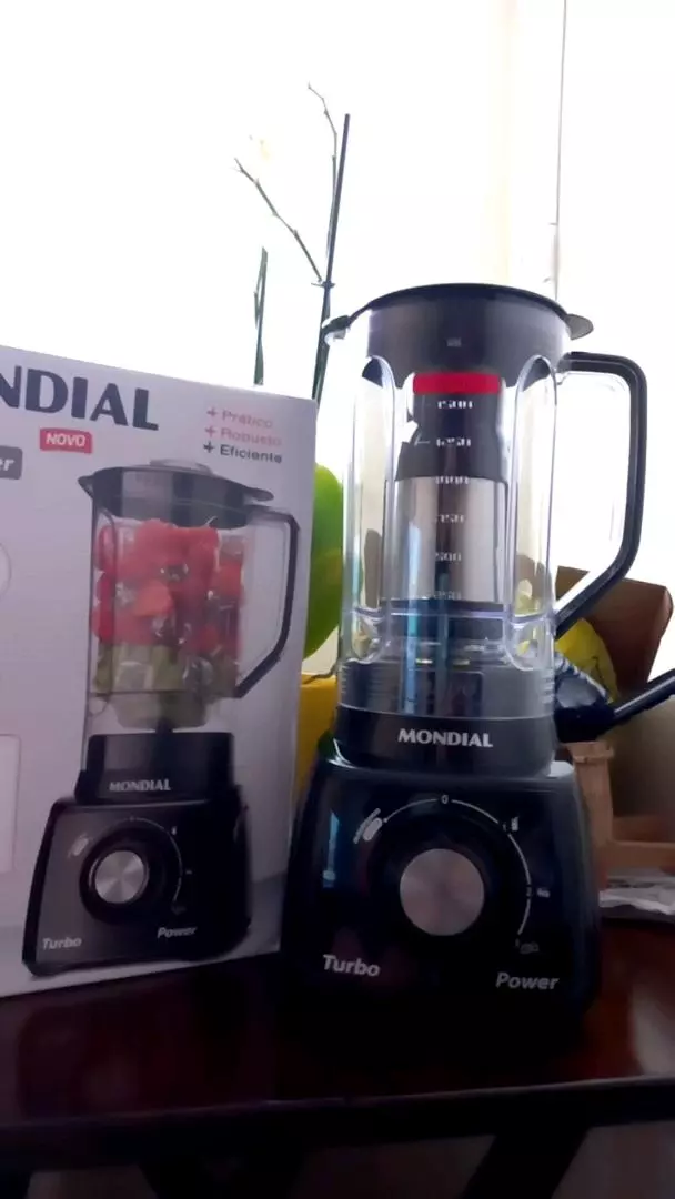 Liquidificador Mondial 500W 3 Velocidades 2,2L Faca Inox IZEBLEND MAX photo review