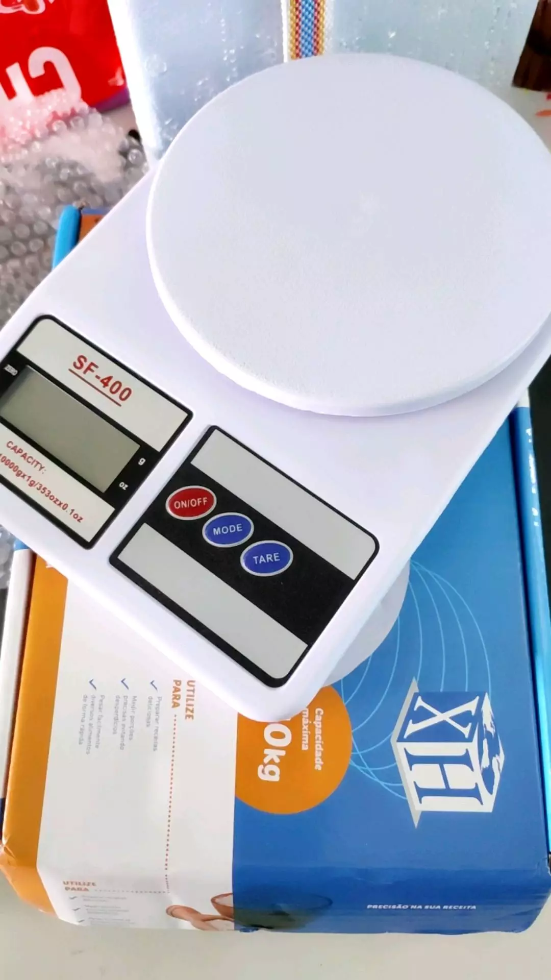 Balança Digital Cozinha 10kg Alta Precisão LCD IZECOOK PRO photo review