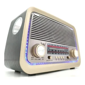 Rádio Vintage Bluetooth Retro Altomex AM/FM USB Bateria Recarregável – IZECLASSIC SOUND