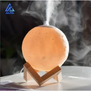 Umidificador Aromatizador Luz LED 3D Lua Silencioso Bivolt IZEZEN DREAM