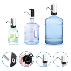 Bomba Elétrica Universal para Galão Recarregável Bateria Forte Inox IZEWATER FLOW