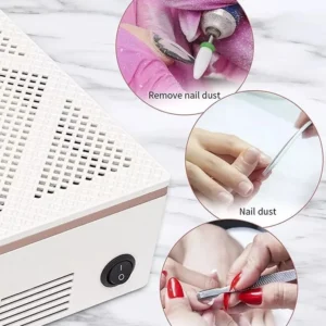 Coletor de Poeira Unhas Gel Motor Potente Portátil IZECLEAN PRO