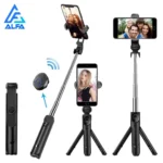 Bastão de Selfie Bluetooth Retrátil Tripé 70cm Controle Remoto 360° IZESNAP PRO
