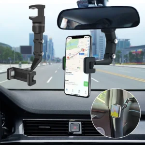 Suporte Multifuncional Para Celular Carro Giro 360º Ajustável Retrovisor IZEGRIP FLEX