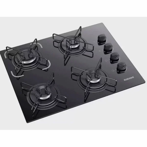 Cooktop Itatiaia Essencial 4 Bocas Vidro Temperado Acendimento Automático IZECHEF PURE