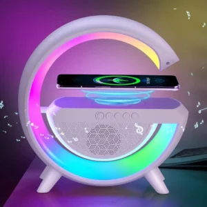 Caixa de Som Bluetooth Luminária LED RGB Despertador Wireless IZEWAKE SOUND