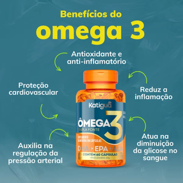 Kit 3 Ômega 3 Tripla Fonte 1000MG 60 Cápsulas IZEHEALTH BOOST