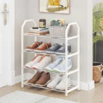 Sapateira 4 Andares Desmontável para 8 Pares Compacta Leve IZEORGANIZE FIT
