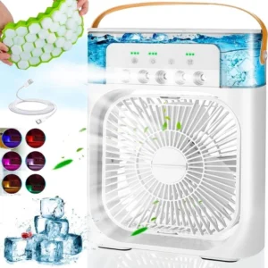 Mini Ar Condicionado Portátil Umidificador USB Silencioso IZECO FRESH