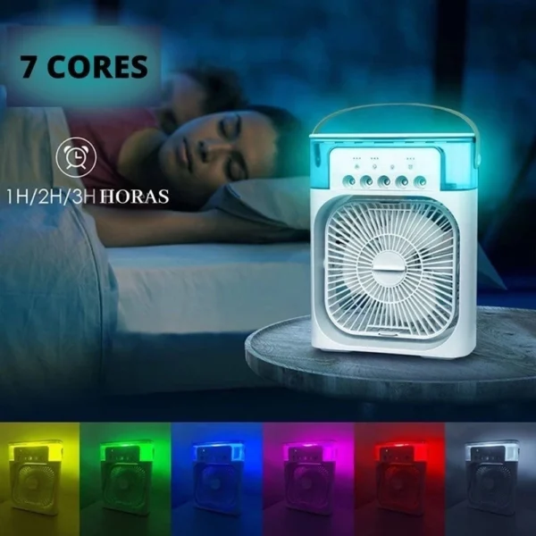 Mini Ar Condicionado Portátil Umidificador USB Silencioso IZECO FRESH
