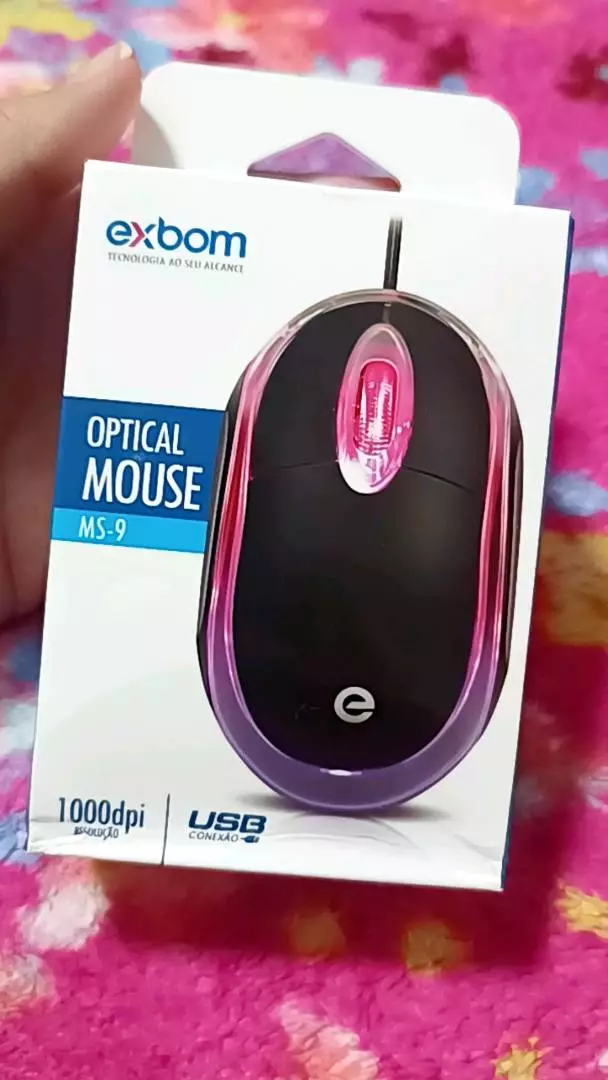 Mouse USB Óptico Preto Compacto com LED, Ergonômico, Alta Precisão IZECLICK PRO photo review