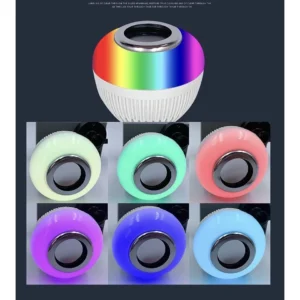 Lâmpada LED Bluetooth 12W Som RGB Controle Remoto IZEMUSIC PARTY