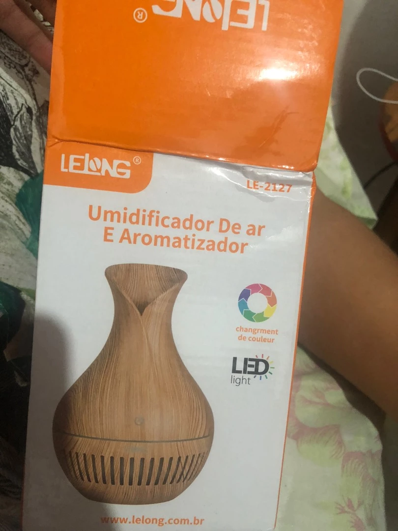Umidificador Aromatizador Silencioso Madeira LED Recarregável IZEWOOD AIR photo review