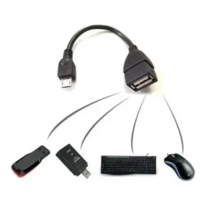 Cabo Adaptador OTG Micro USB V8 para Celular e Tablet, 20cm, Plug & Play IZEFAST CONNECT