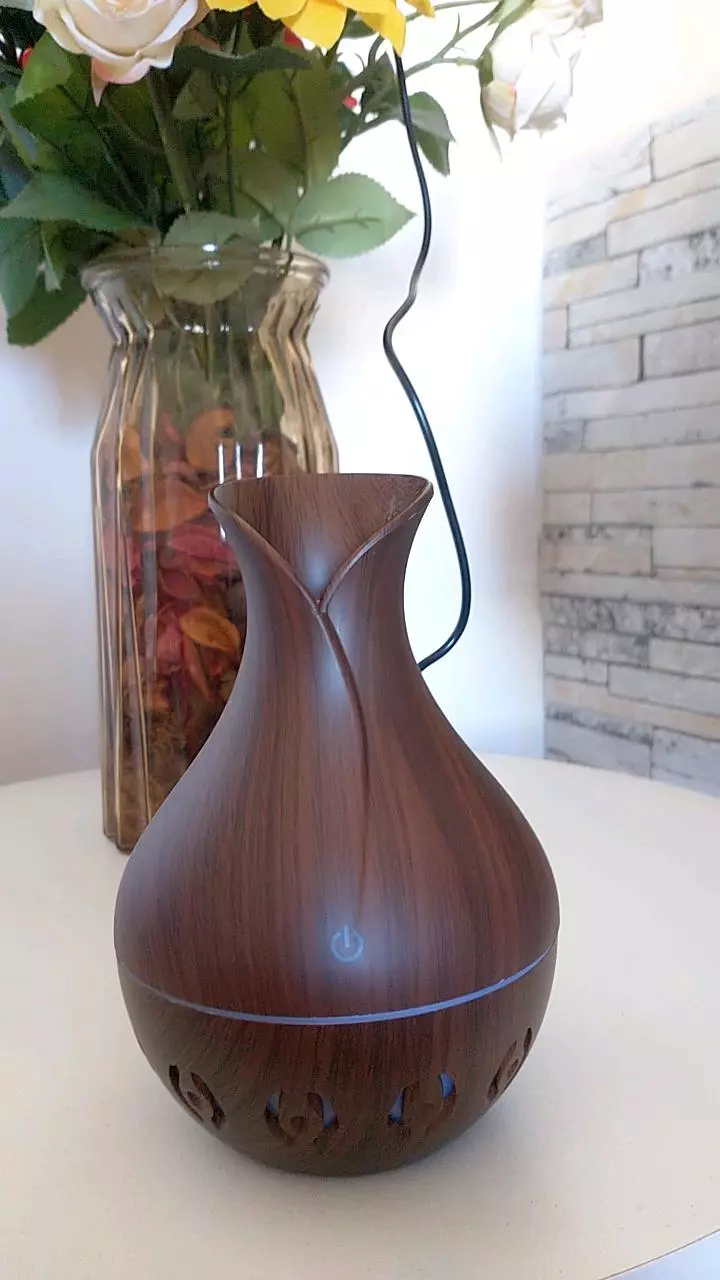 Umidificador Aromatizador Silencioso Madeira LED Recarregável IZEWOOD AIR photo review