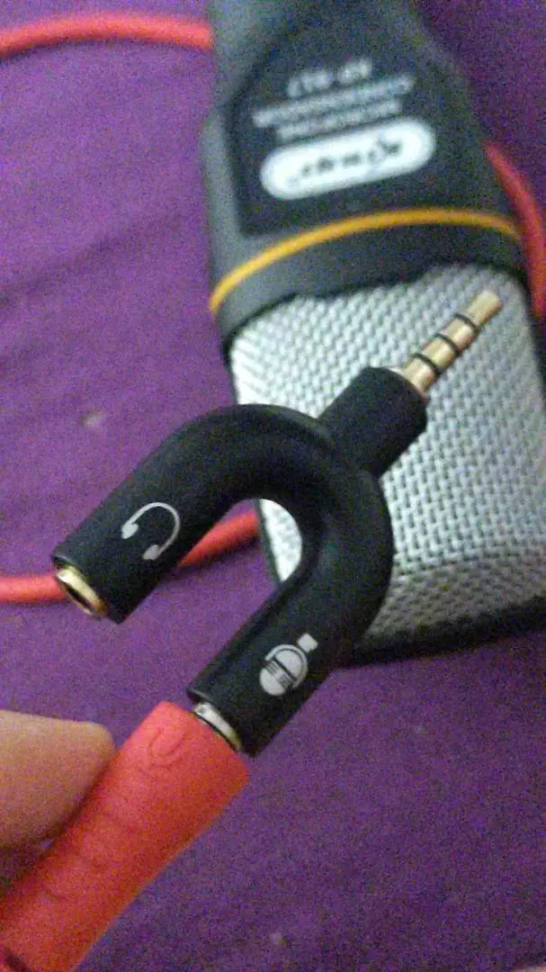 Adaptador Headset P2 P3 Compatível Notebook Celular Xbox IZE CONNECT PRO photo review