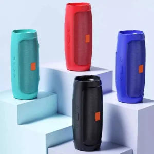 Caixa de Som Bluetooth Portátil 12h Bateria à Prova de Respingos IZELOUD MAX