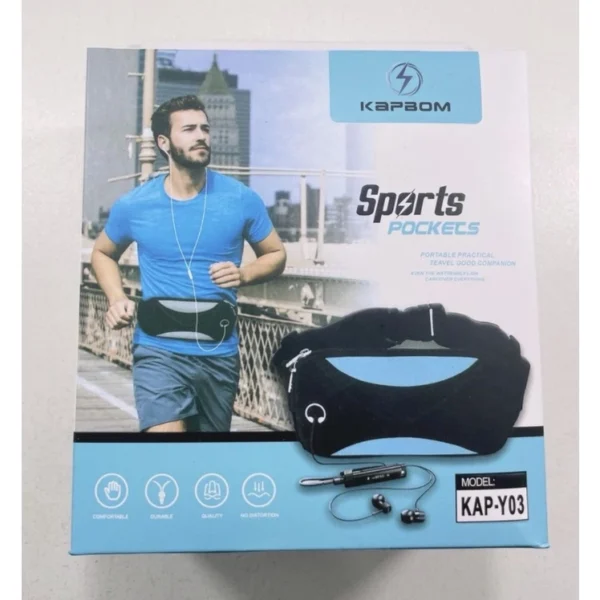 Pochete Esportiva Impermeável Corrida Multi Bolsos IZEACTIVE RUNNER