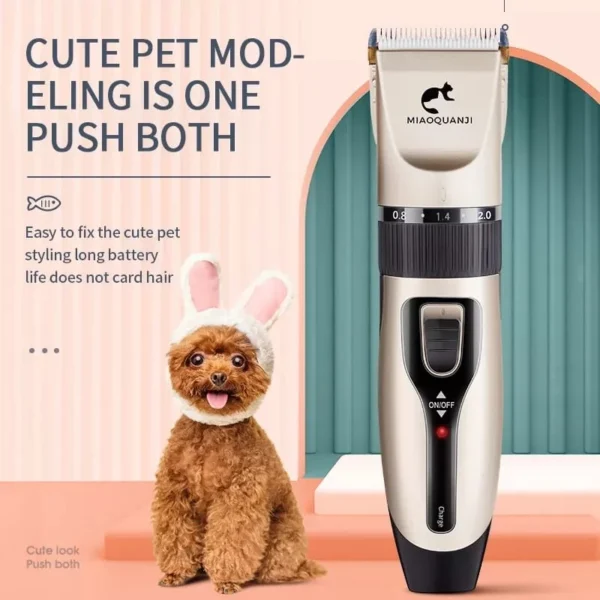 Máquina de Tosa Profissional para Cachorro e Gato, Silenciosa, 5 Velocidades, Baixo Ruído IZECARE PRO