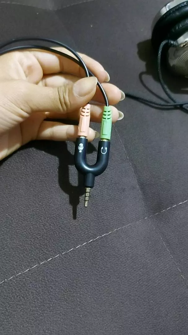 Adaptador Headset P2 P3 Compatível Notebook Celular Xbox IZE CONNECT PRO photo review