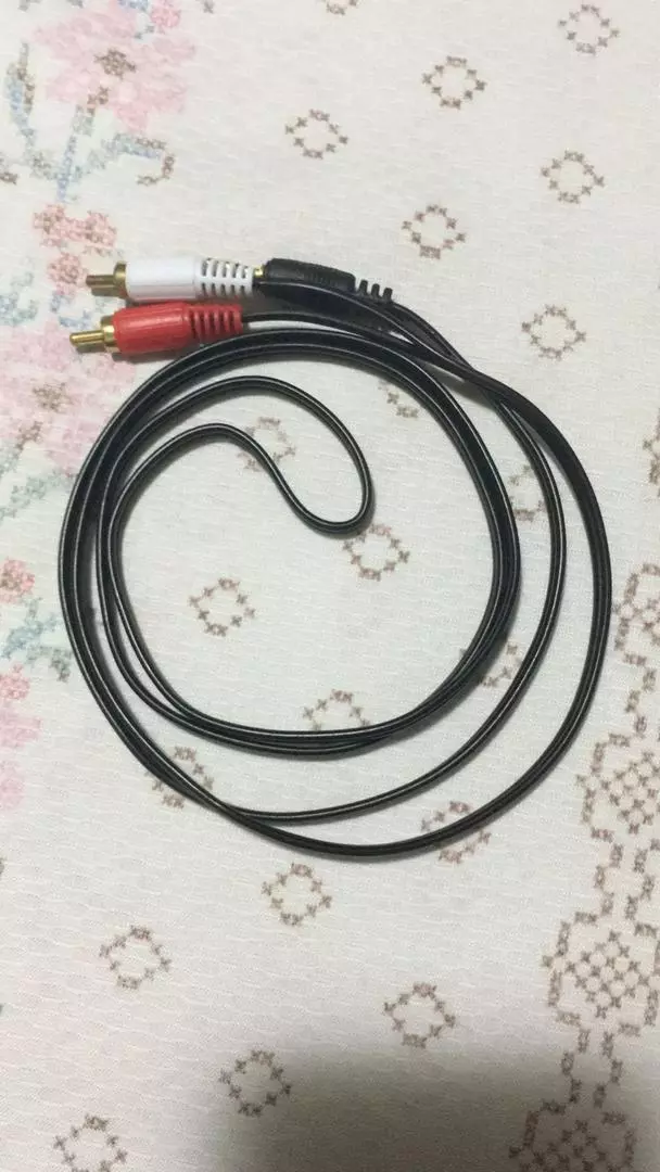 Cabo Auxiliar P2 para RCA Estéreo 1,5m Áudio Emborrachado IZEAMP PRO photo review