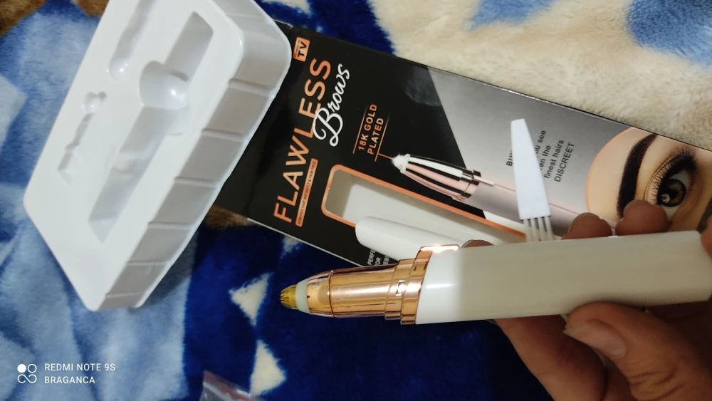 Depilador Portátil Facial Sobrancelha USB Recarregável LED IZEGLAM TOUCH photo review