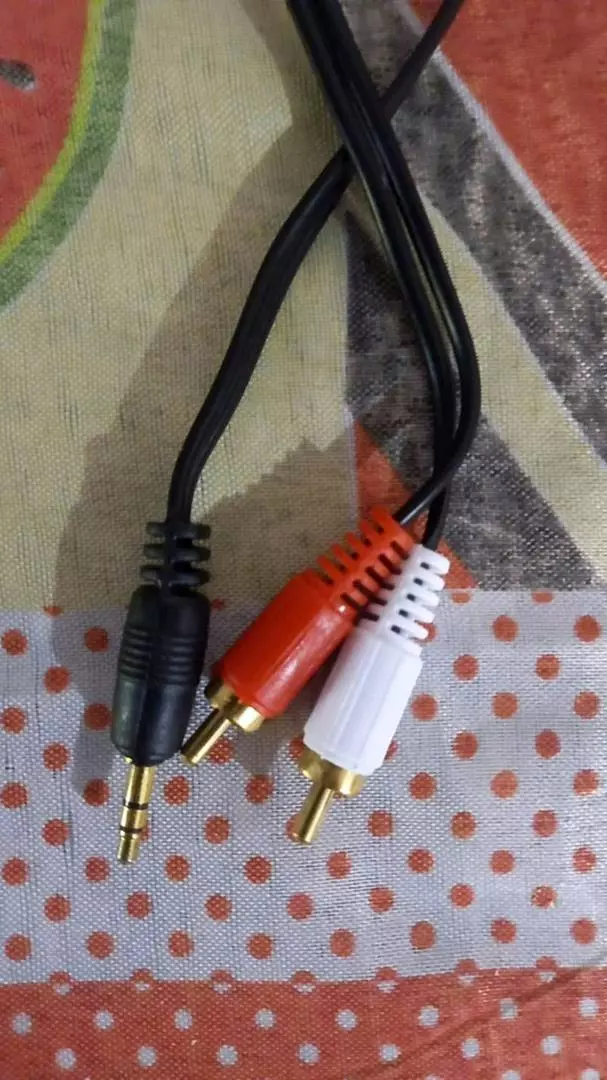 Cabo Auxiliar P2 para RCA Estéreo 1,5m Áudio Emborrachado IZEAMP PRO photo review