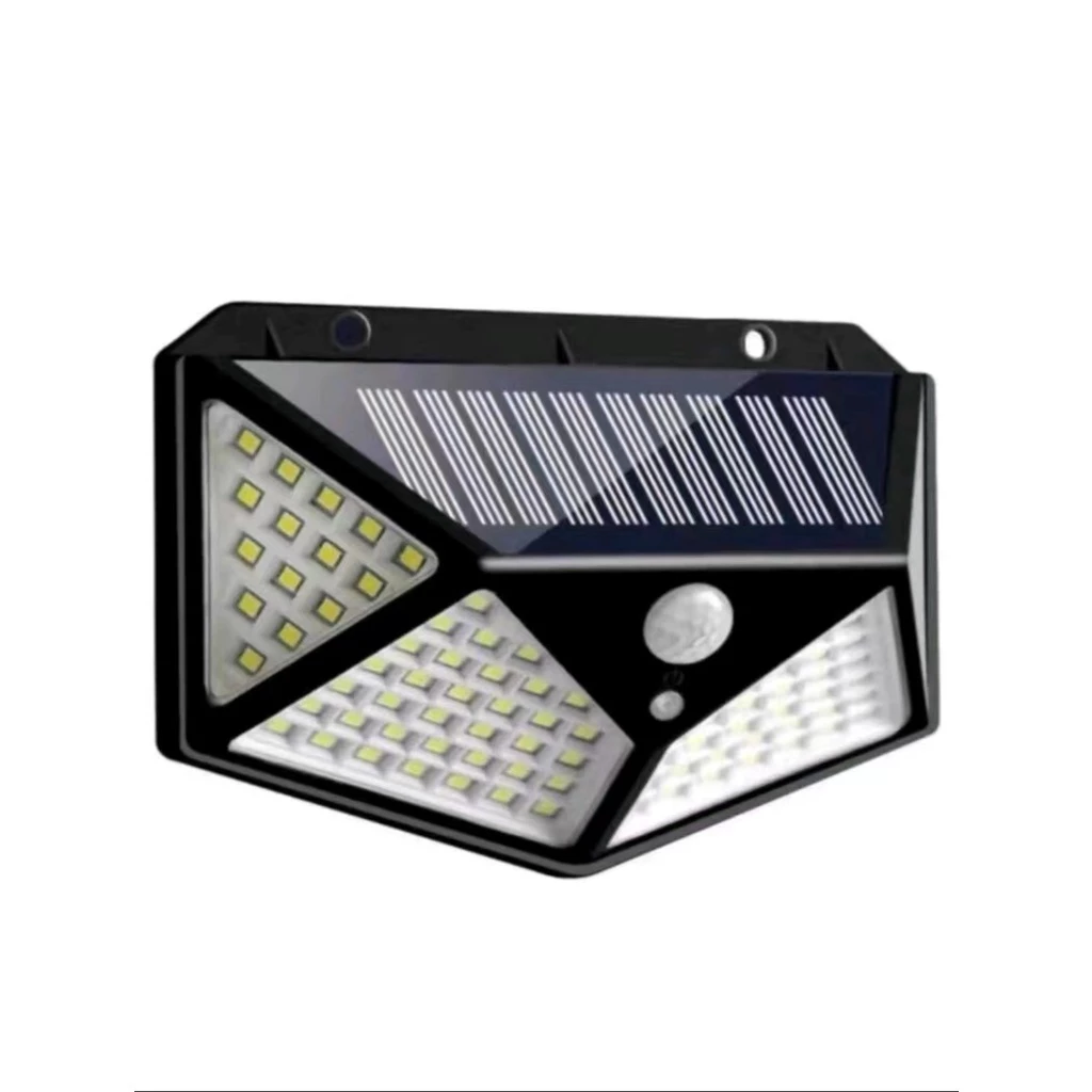 Refletor Solar IZESECURE BRIGHT iluminando jardim à noite