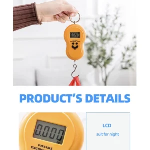Balança Digital Portátil Gancho 50kg Precisão LCD IZEWEIGHT PRO
