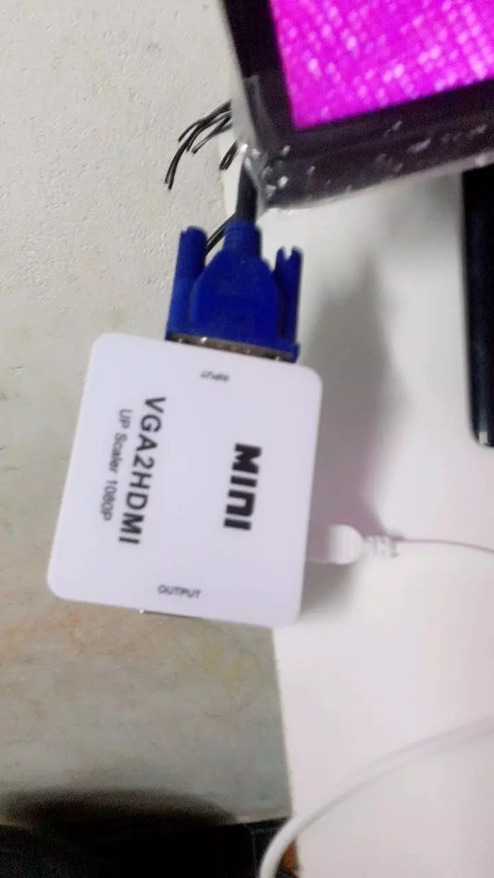 Conversor VGA para HDMI Full HD 1080p Áudio P2 Mini USB IZEVIDEO LINK photo review