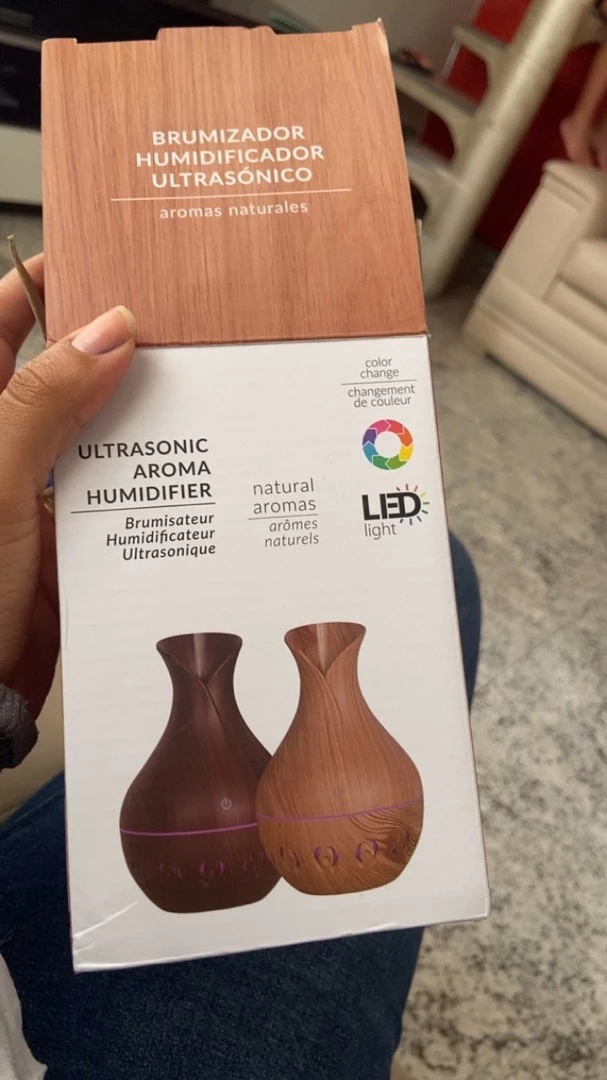 Umidificador Aromatizador Silencioso Madeira LED Recarregável IZEWOOD AIR photo review