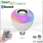 Lâmpada LED Bluetooth 12W Som RGB Controle Remoto IZEMUSIC PARTY