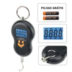 Balança Digital Portátil Gancho 50kg Precisão LCD IZEWEIGHT PRO