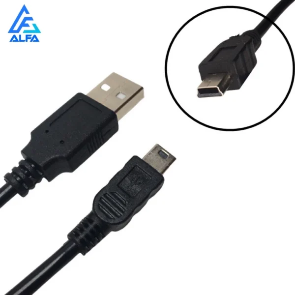 Cabo USB Mini V3 1 Metro Compatível PS3, Som e Câmera IZEUSB FLEX