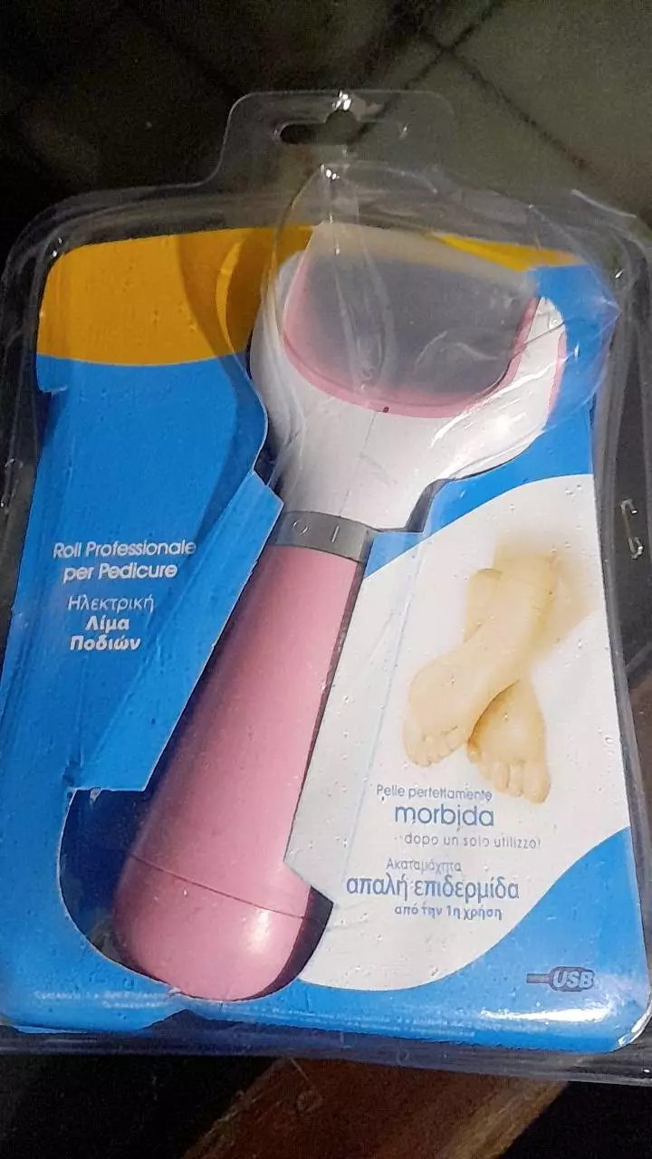 Esfoliador Elétrico de Pés Recarregável USB, Lixa Rotativa, Remoção de Calos com Refil Grátis IZERELAX SOFT photo review