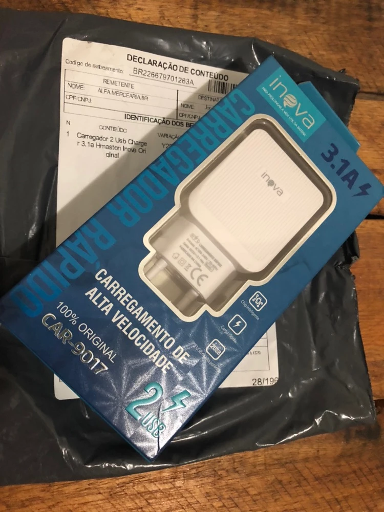 Carregador Turbo Rápido Hmaston 2 USB 3.1A Bivolt IZEFAST PRO photo review