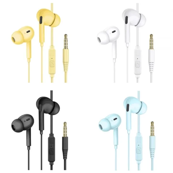 Fone de Ouvido Intra Auricular ES36 Macaron com Microfone e Cancelamento de Ruído Fio 1.2m IZESOUND PRO